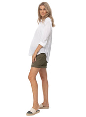 Adventure Maternity Shorts - Grape Leaf - Mums and Bumps