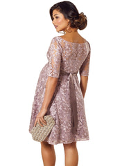 Asha Maternity Dress - Lilac - Mums and Bumps