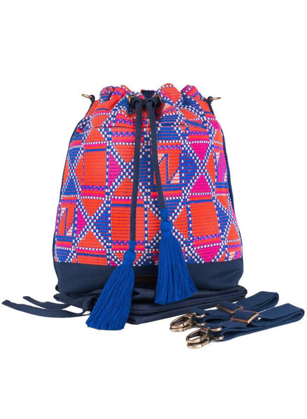 Aztec diaper top bag backpack