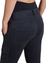 Stretch Maternity Cargo Pants - Navy - Mums and Bumps