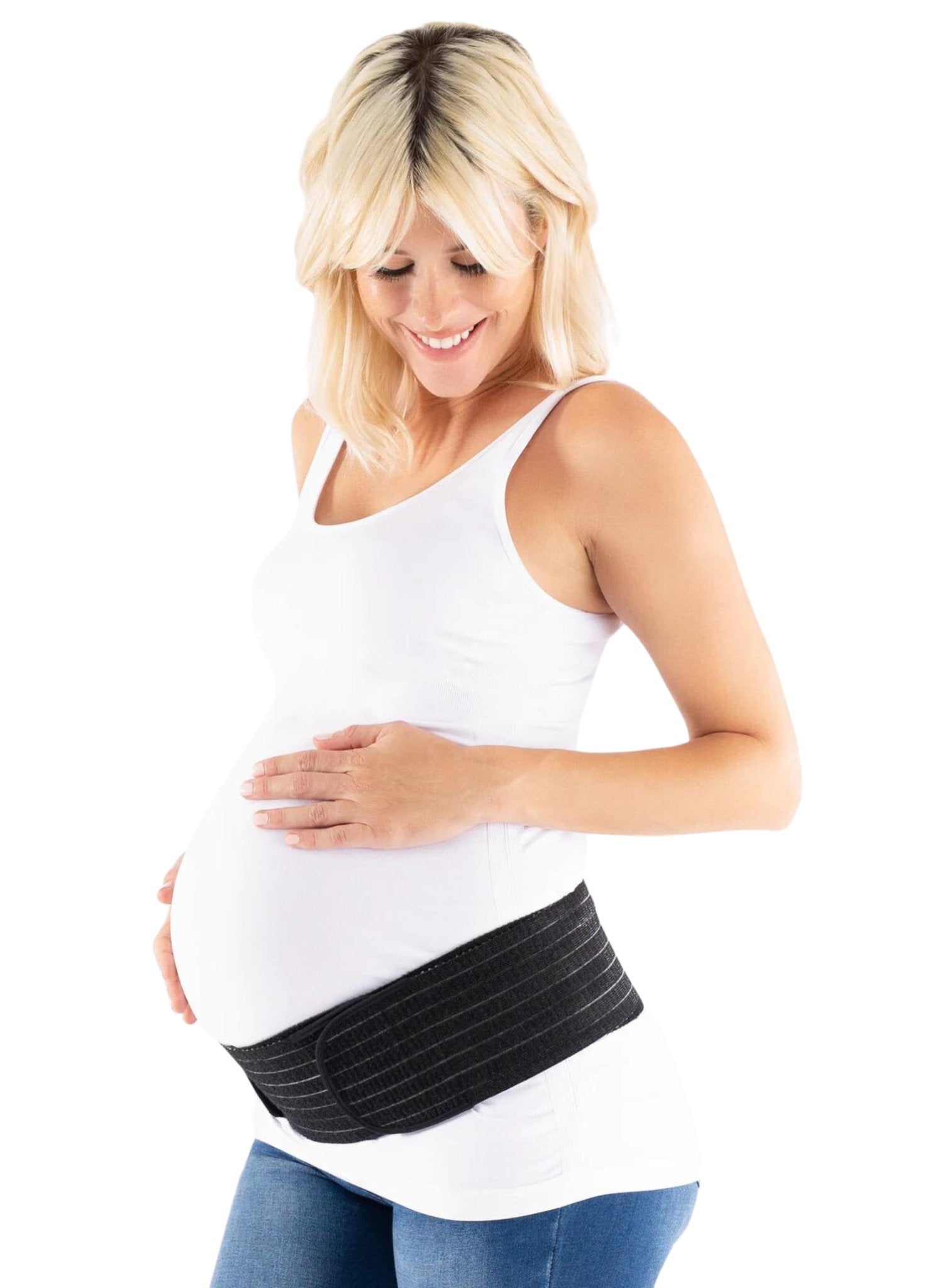 2-in-1 Hip Bandit - Belly Support Band & Hip Wrap - Black - Mums and Bumps