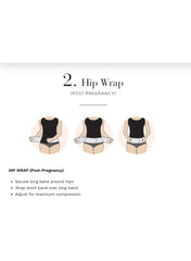2-in-1 Hip Bandit - Belly Support Band & Hip Wrap - Nude - Mums and Bumps