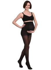 40Den Maternity Tights - Black - Mums and Bumps