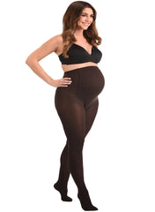 60Den Maternity Tights - Brown - Mums and Bumps