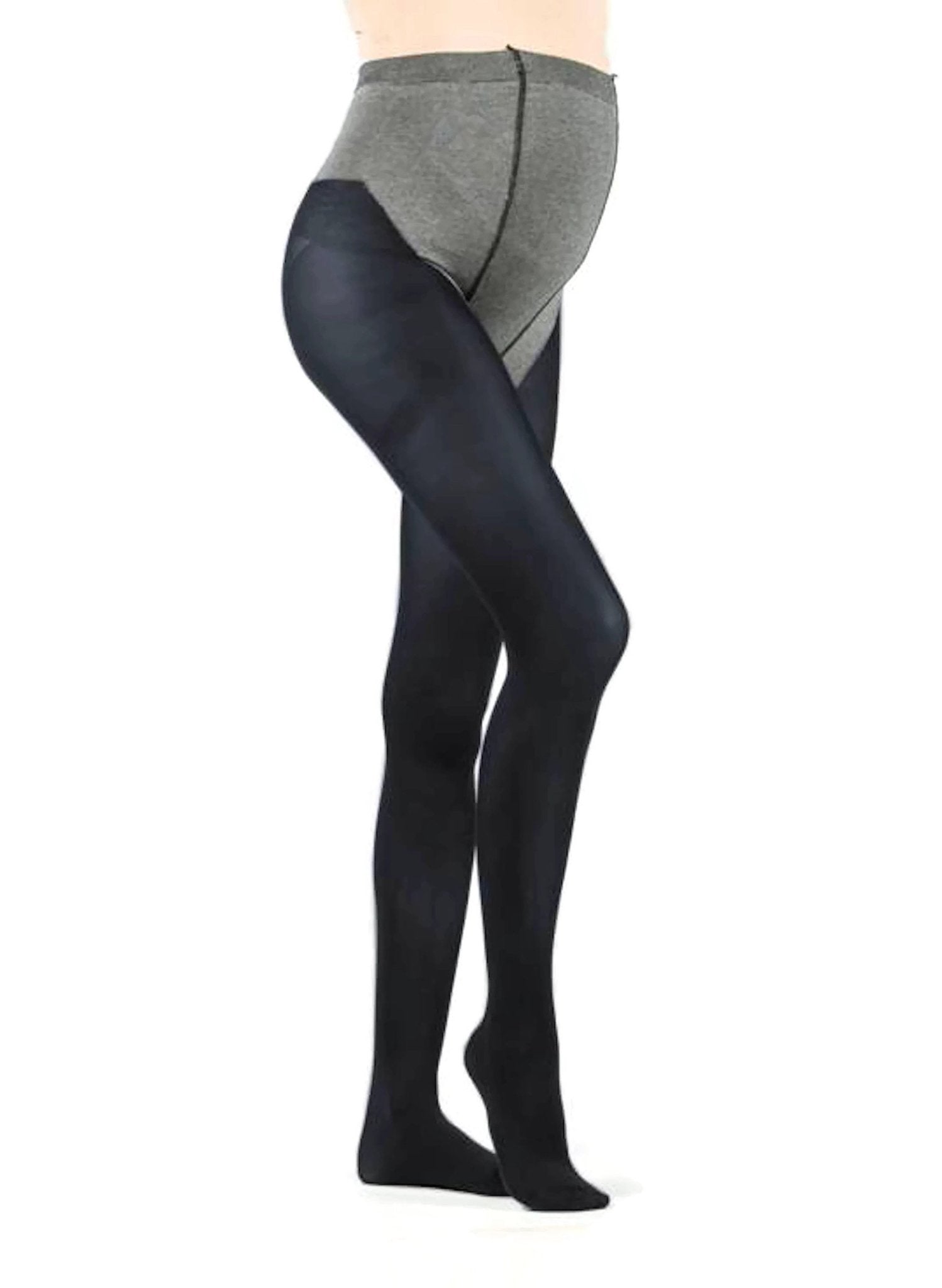 70 Den Maternity Tights - Blue - Mums and Bumps
