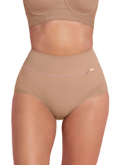 High-Waisted Classic Smoothing Brief - Nude