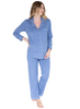 Maternity & Nursing Long Sleeve Pyjama Set - Blue