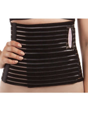 Abdominal Binder - Breathable Light Support - Black - Mums and Bumps