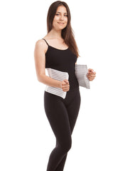 Abdominal Binder - Breathable Light Support - White - Mums and Bumps