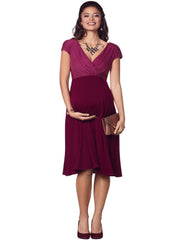 Alessandra Maternity Dress - Rosey Red - Mums and Bumps