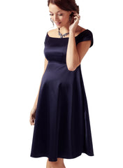 Aria Maternity Dress - Midnight Blue - Mums and Bumps