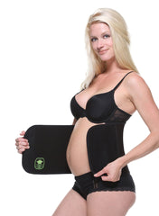 Bamboo Belly Wrap - Black - Mums and Bumps