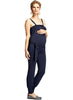 Bangkok Jersey Maternity Jumpsuit - Blue - Mums and Bumps