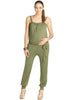 Bangkok Jersey Maternity Jumpsuit - Khaki - Mums and Bumps