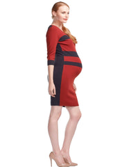 Belle Zip Maternity Knit Dress - Mums and Bumps