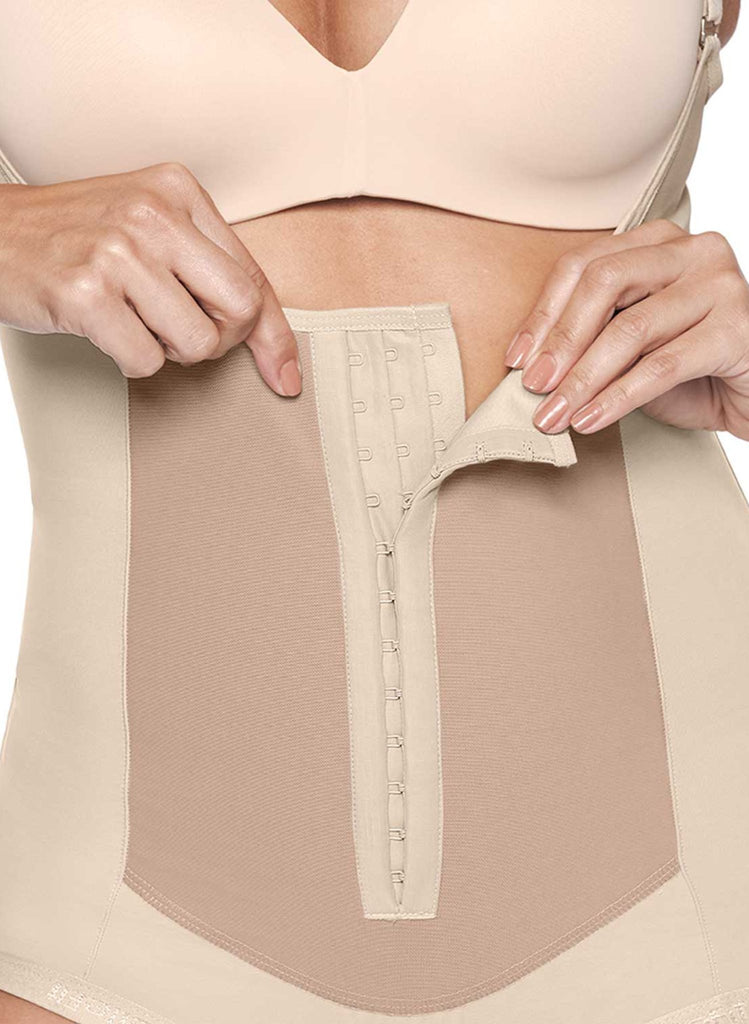 Bellefit Postpartum Open Bust Bodysuit Corset with Adjustable