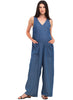 Bianca Maternity Jumpsuit - Medium Denim - Mums and Bumps