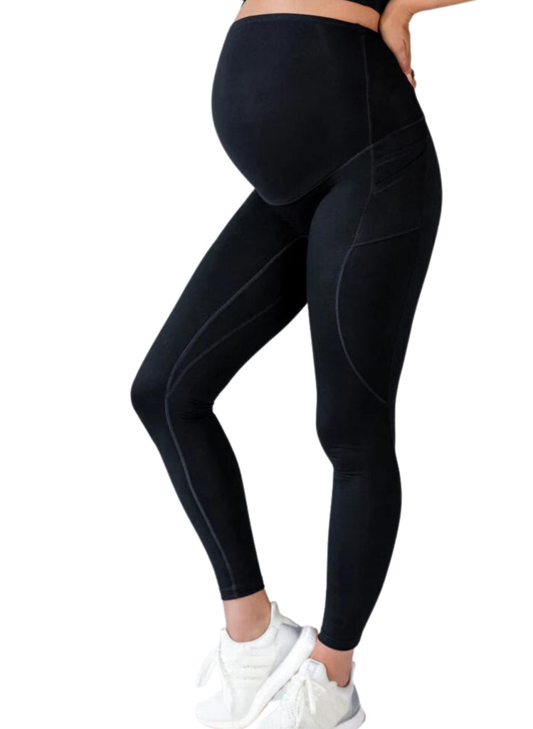 Blanqi Active Maternity Pocket Leggings - Black – Mums and Bumps