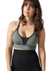 BLANQI Adjustable Racerback Nursing & Sports Bra - Olive Green - Mums and Bumps