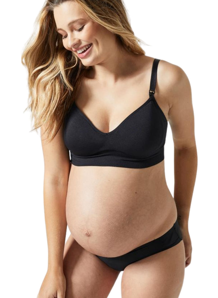 BLANQI Body Cooling Maternity & Nursing Bra - Black