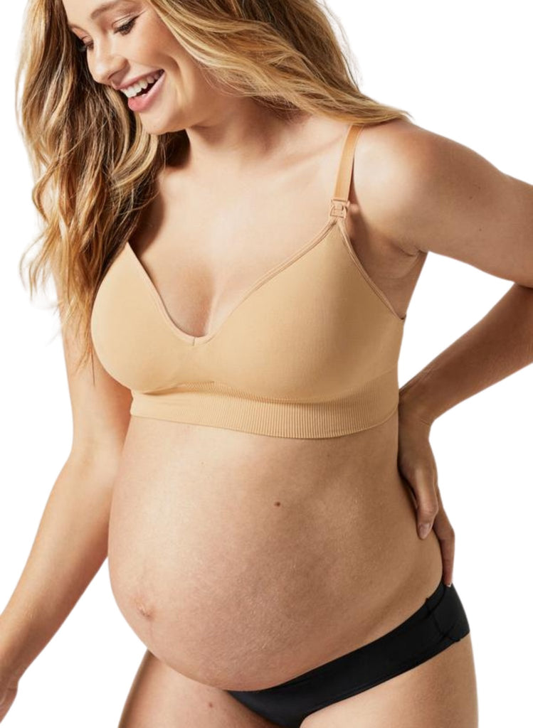 BLANQI Body Cooling Maternity & Nursing Bra - Nude