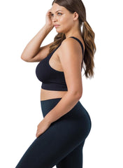 BLANQI Everyday Ribbed Seamless Bralette - Navy - Mums and Bumps