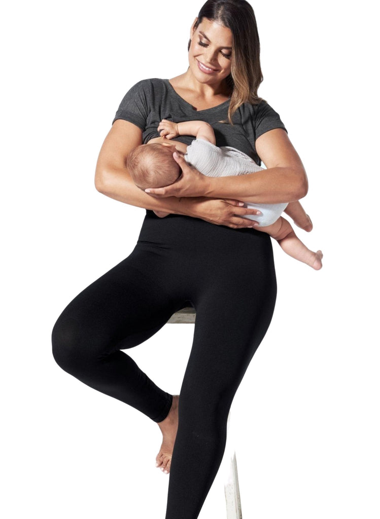 BLANQI Highwaist Postpartum + Nursing Leggings, Over The Belly