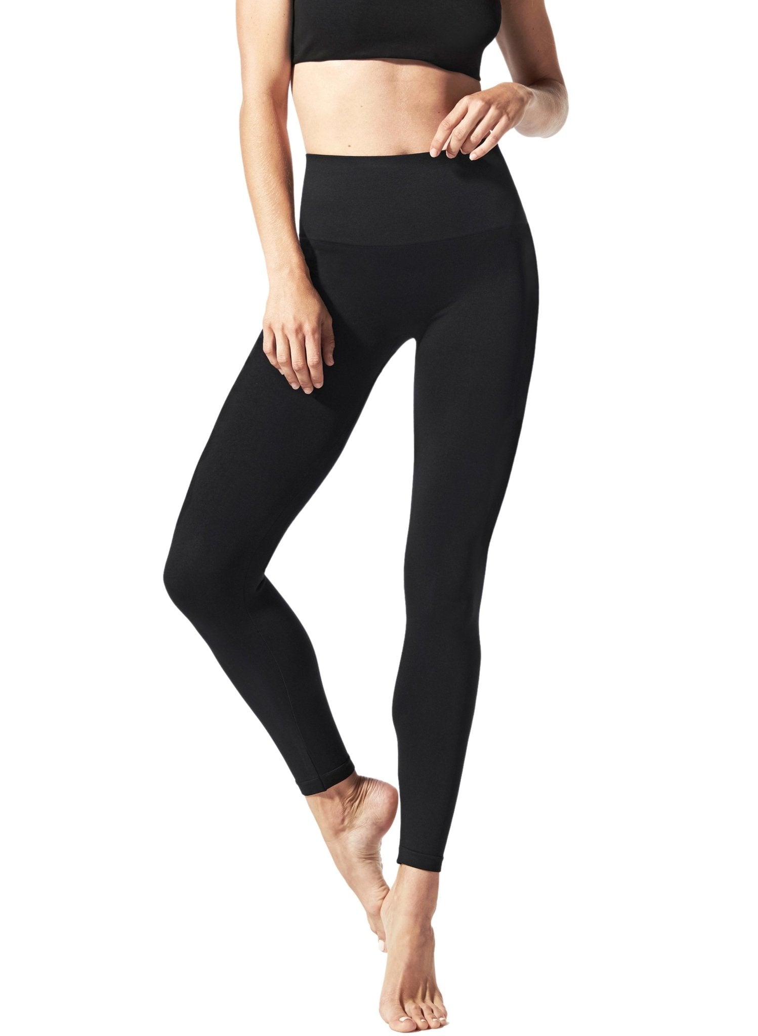BLANQI Hipster Postpartum Support Leggings - Black - Mums and Bumps