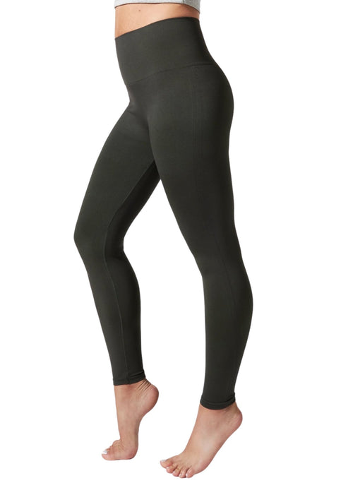 BLANQI Hipster Postpartum Support Leggings - Forest Night