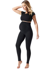 BLANQI Maternity Belly Support Leggings - Black - Mums and Bumps