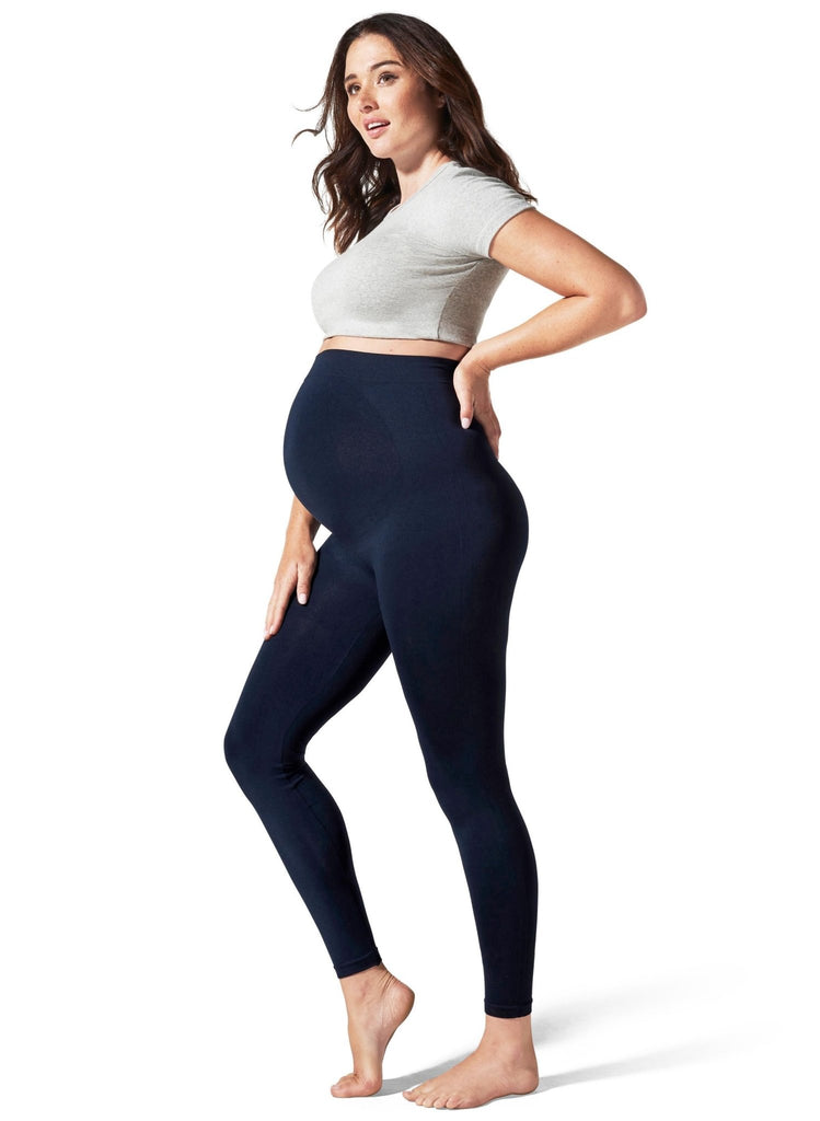 Mums & Bumps - Maternity Belly Support Leggings - Navy