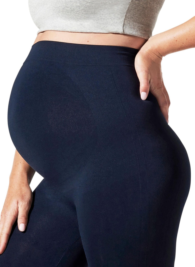 BLANQI Maternity Belly Support Leggings - Navy