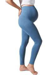 BLANQI Maternity Belly Support Leggings - Oil Blue - Mums and Bumps