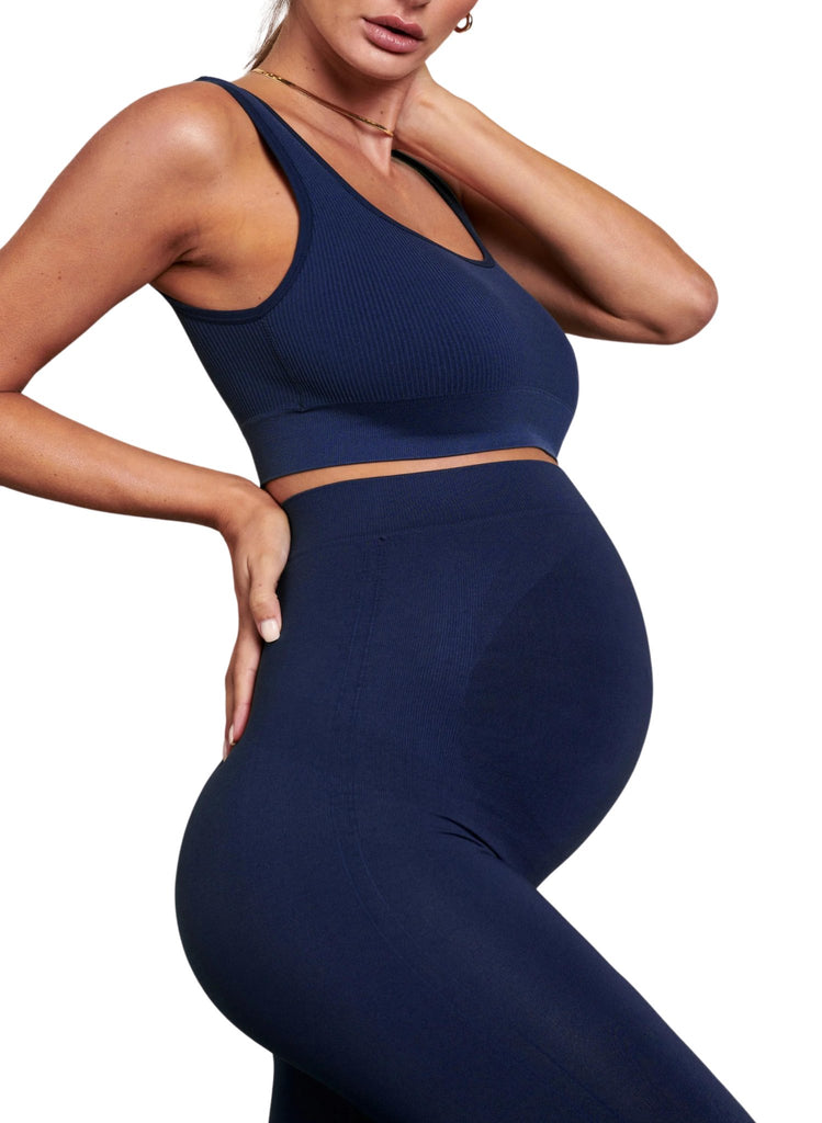 BLANQI Maternity Belly Support Leggings - Royale Blue – Mums and Bumps