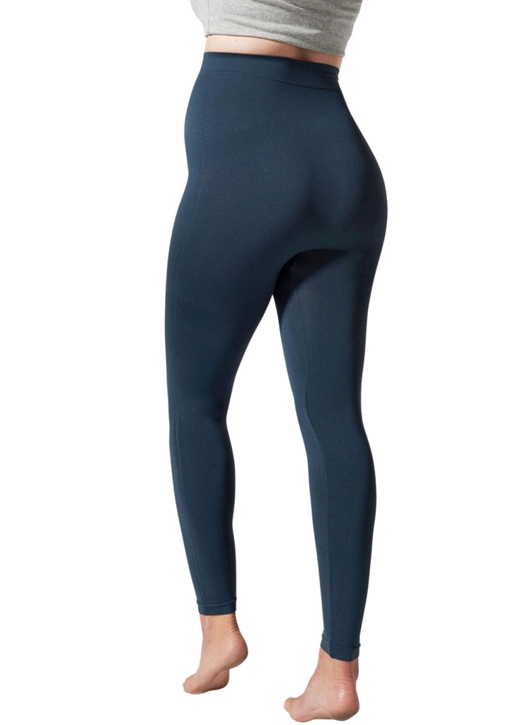 Mums & Bumps - Blanqi Belly Support Leggings - Storm Blue