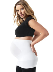 BLANQI Maternity Built-in Support Bellyband - White - Mums and Bumps