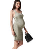 BLANQI Maternity Racerback Tank Dress - Moss - Mums and Bumps