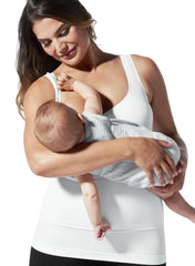 BLANQI Postpartum & Nursing Support Tanktop - White - Mums and Bumps
