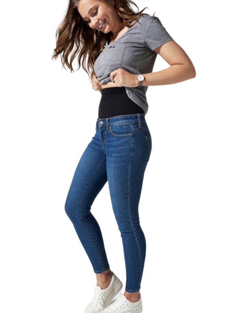 BLANQI® Denim Postpartum Support Straight Crop Jeans