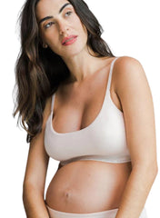 BLANQI Soft Essentials Adjustable Bralette - Pale Peach - Mums and Bumps