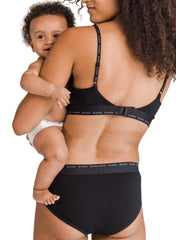 BLANQI Soft Essentials Panty - Black - Mums and Bumps