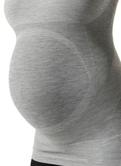 BLANQI Sport-Support Maternity Crossback Tank - Dove Grey - Mums and Bumps