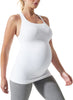 BLANQI Sport-Support Maternity Crossback Tank - White - Mums and Bumps