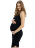 Bodycon Sleeveless Nursing Dress - Black - Mums and Bumps