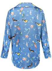 Cameron Maternity Shirt - Singing Birds - Mums and Bumps