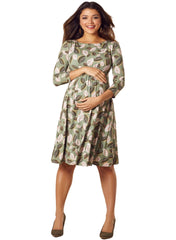 Cathy Maternity Dress - Forest Feather - Mums and Bumps