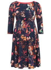 Cathy Maternity Dress - Oriental Bloom - Mums and Bumps