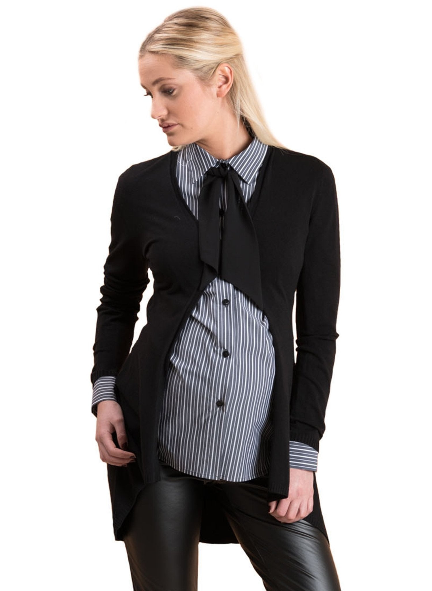 Classico Maternity Cardigan - Black - Mums and Bumps