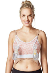 Clip and Pump Hands-Free Nursing Bra Accessory - Paradise Palm - Mums and Bumps