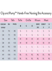 Clip and Pump Hands-Free Nursing Bra Accessory - Paradise Palm - Mums and Bumps